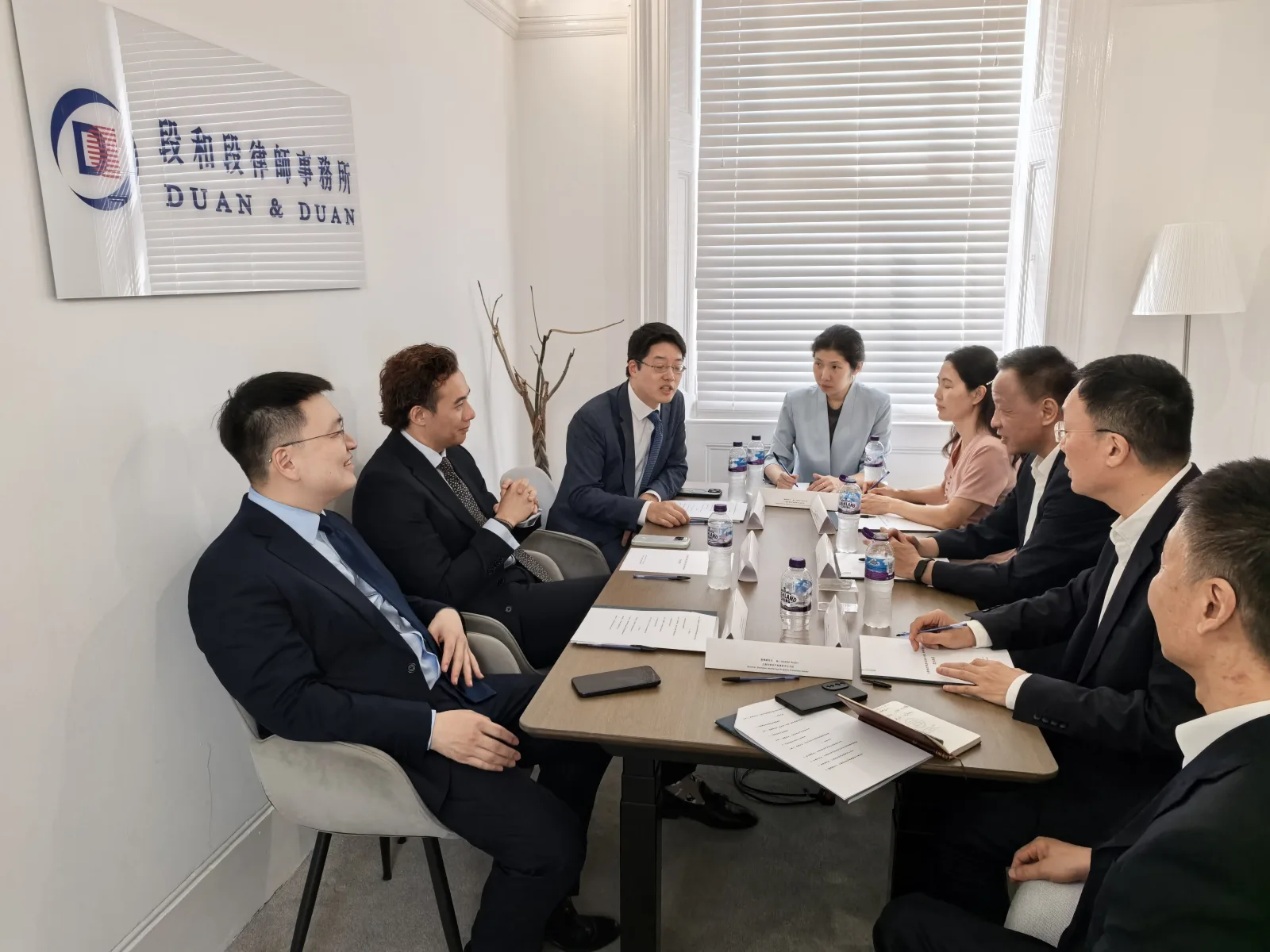 上海代表团在段和段（伦敦）律师事务所伦敦办公室举行圆桌交流
